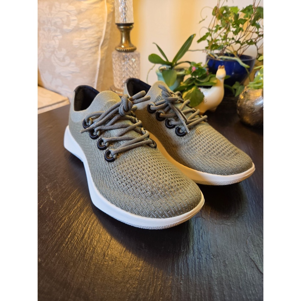 Allbirds Men's Tree Dasher 2 Sneaker Rugged Green/Natural White Sz 8.5 NEW $140